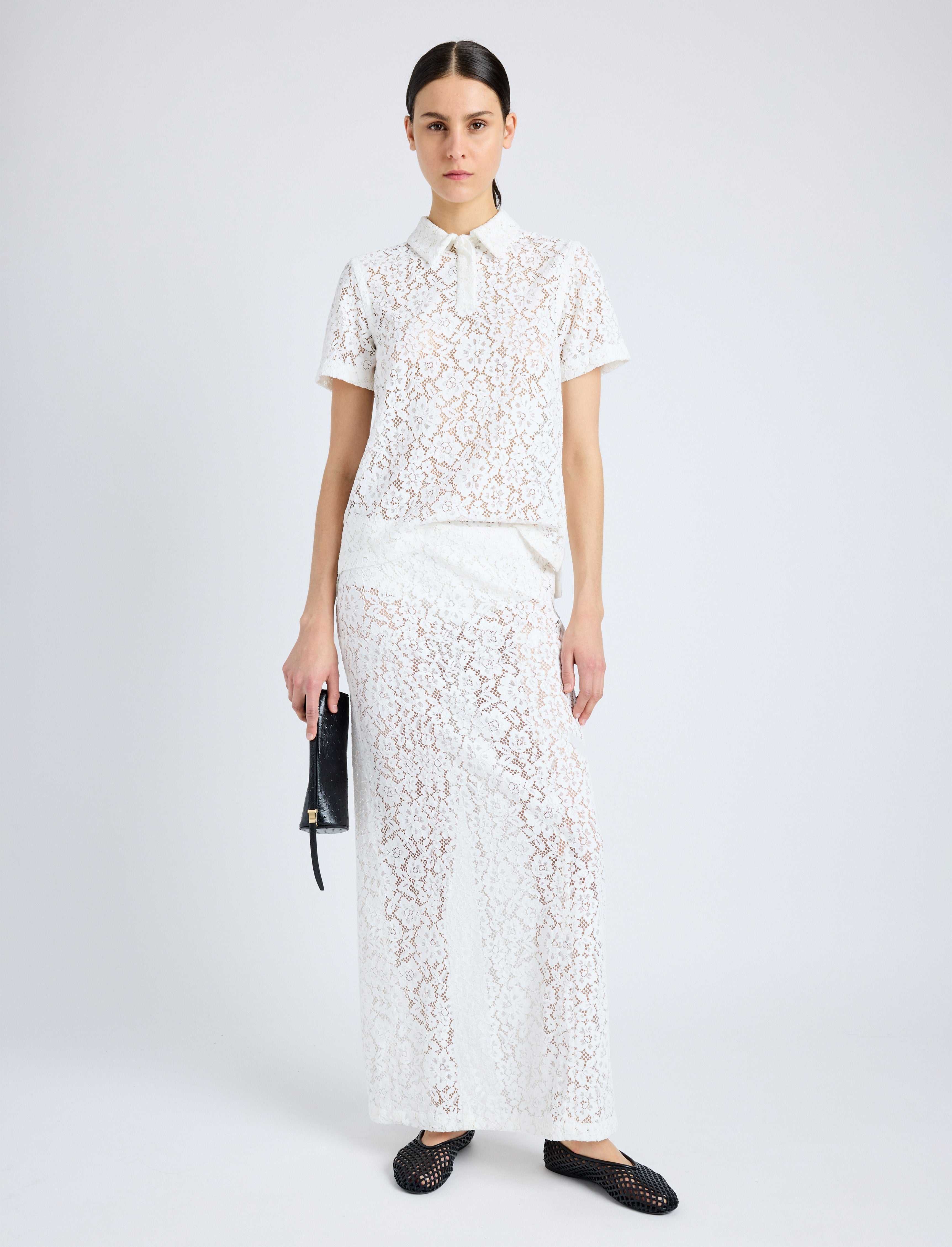 Jasmine Skirt in Stretch Lace - 2