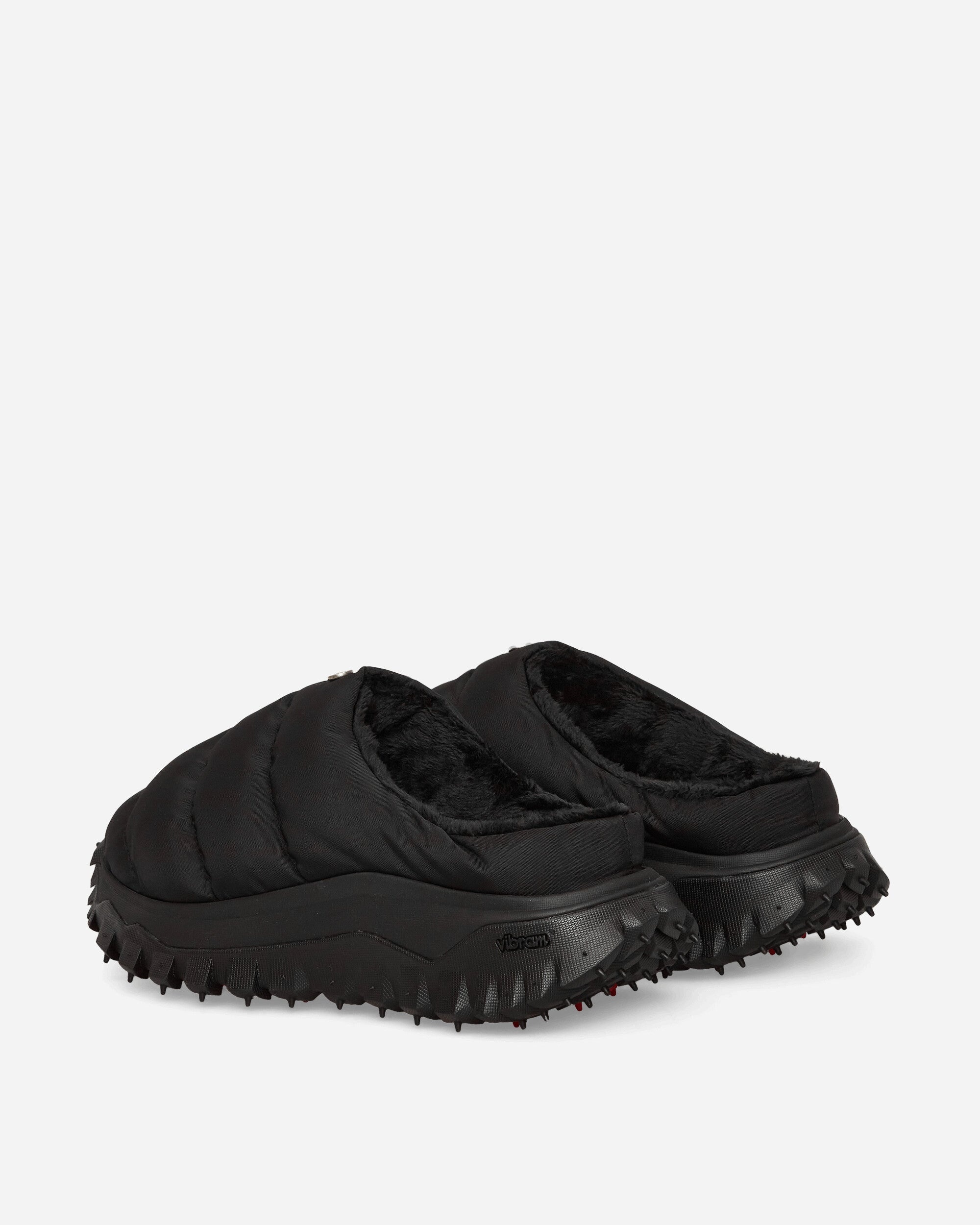 6 Moncler 1017 ALYX 9SM Puffer Trail Slides Black - 4