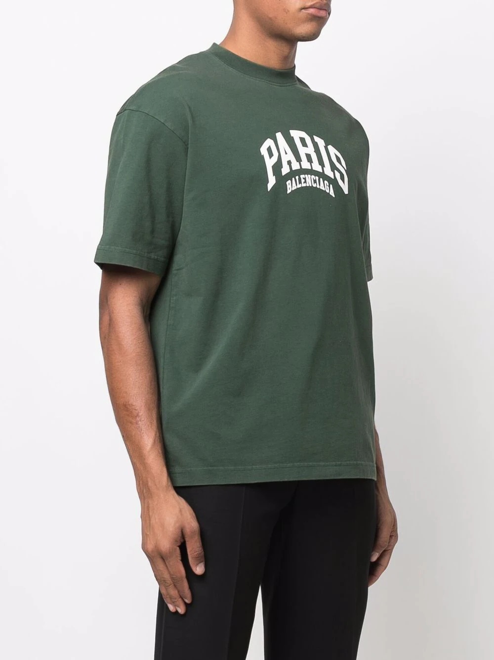 Paris logo cotton T-shirt - 4