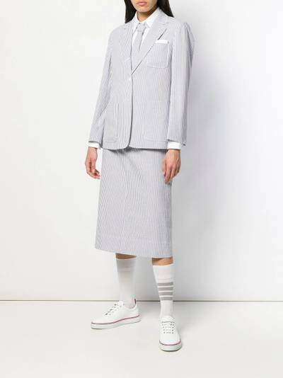 Thom Browne seersucker unconstructed sack jacket outlook