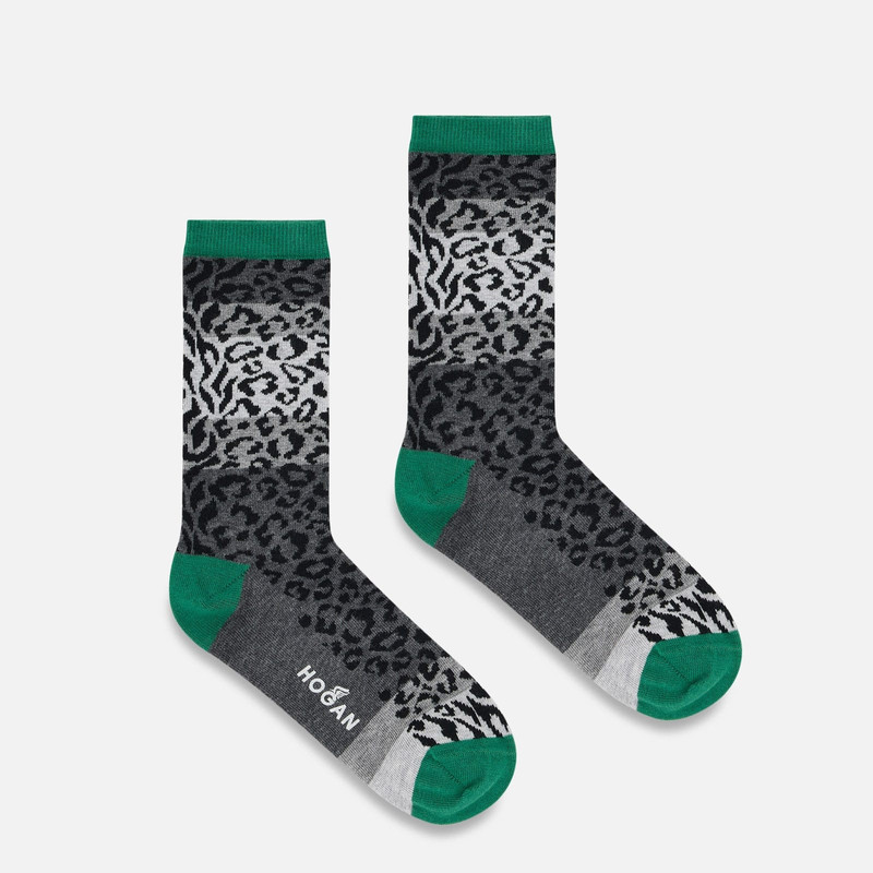 Hogan Socks Green Grey Black 1