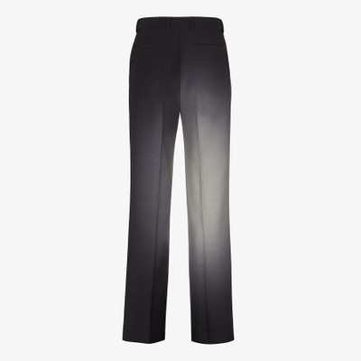 FENDI Black wool pants outlook