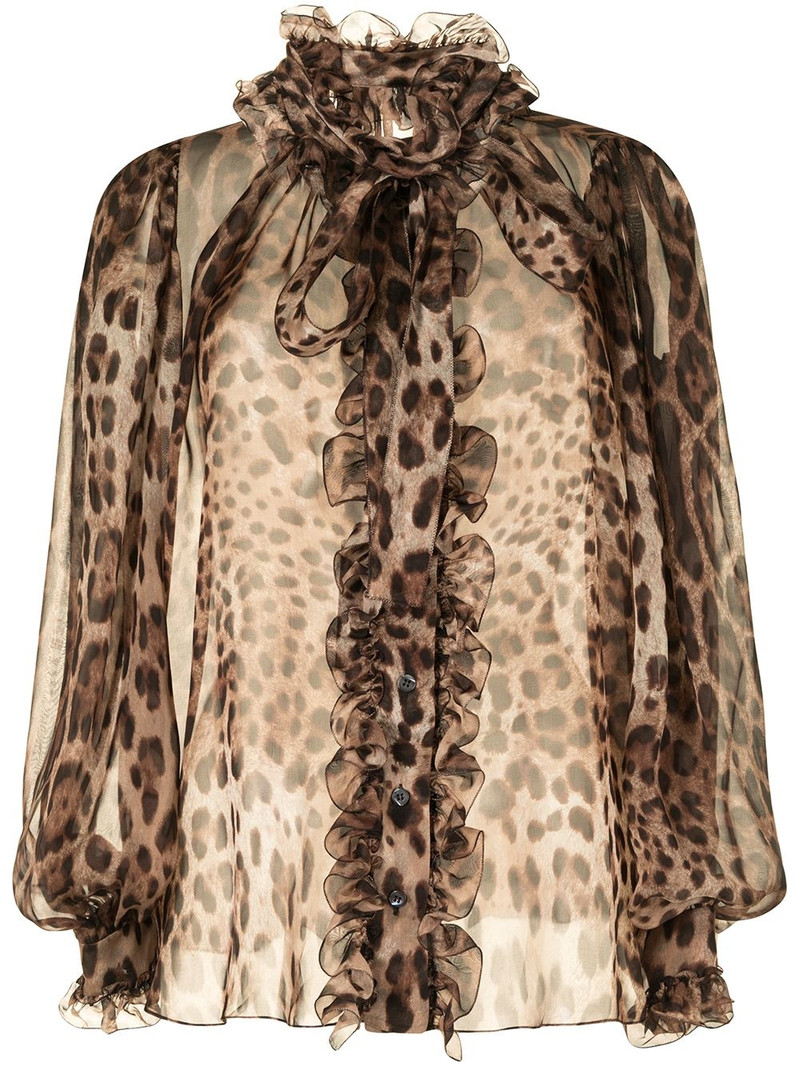 leopard-print silk shirt 1