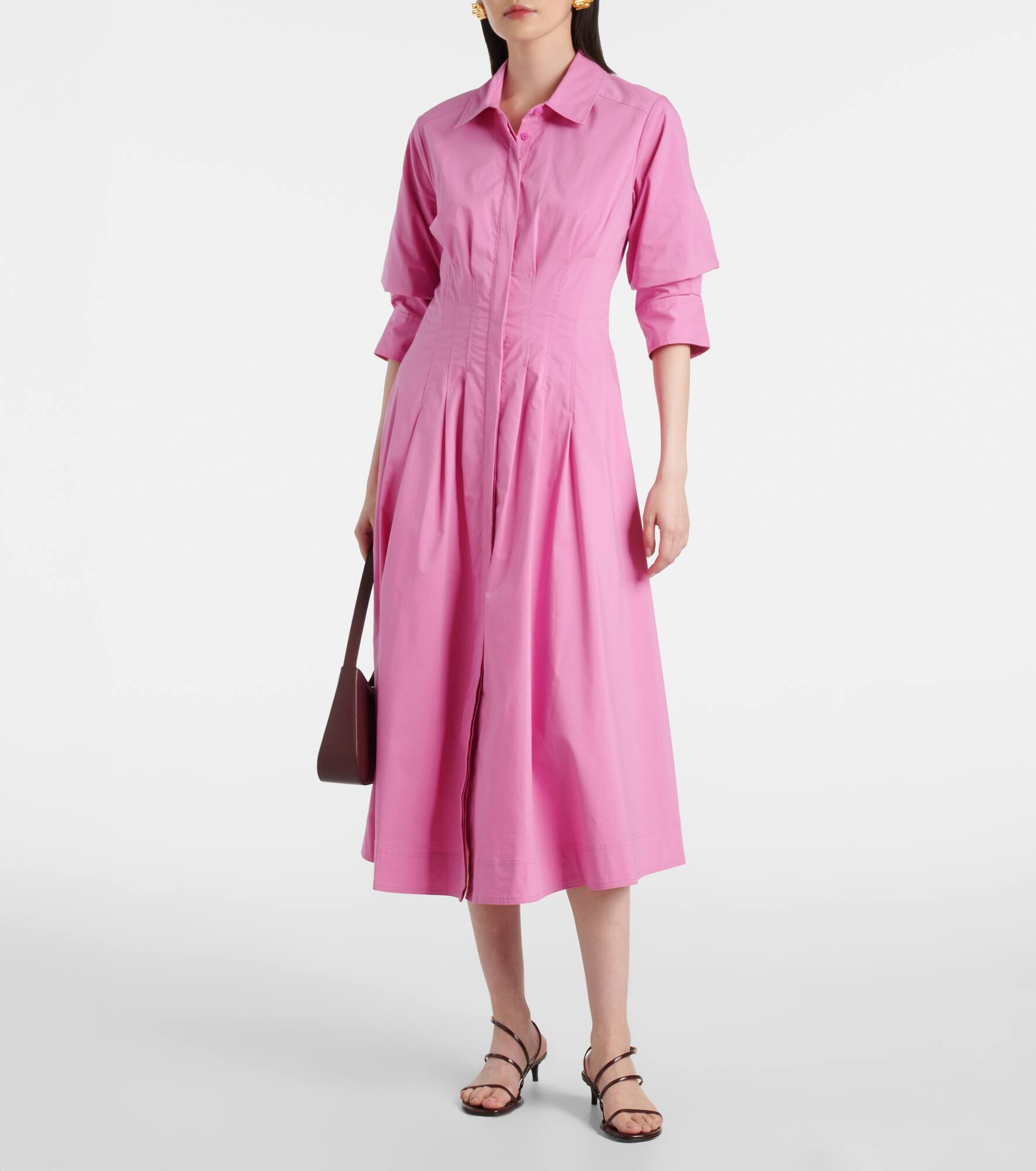 Jazz cotton-blend poplin shirt dress - 2