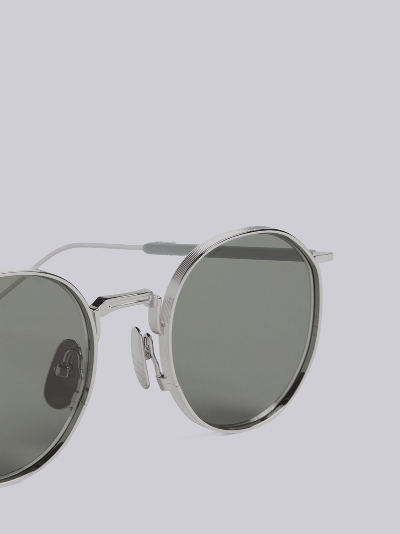 Thom Browne TB125 - Silver And Grey Pantos Sunglasses outlook