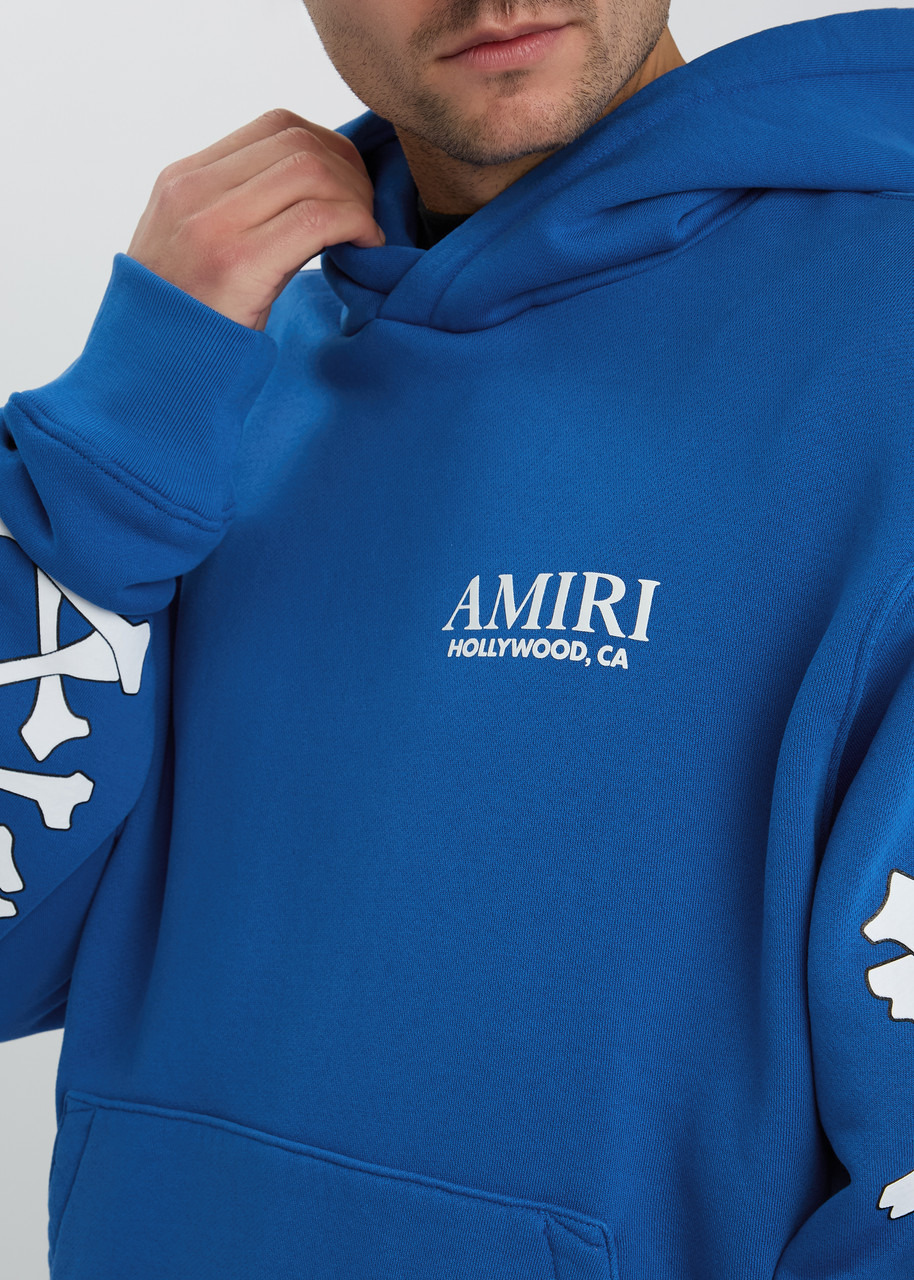 Amiri Bones Stacked Hooded Cotton Sweatshirt - 5