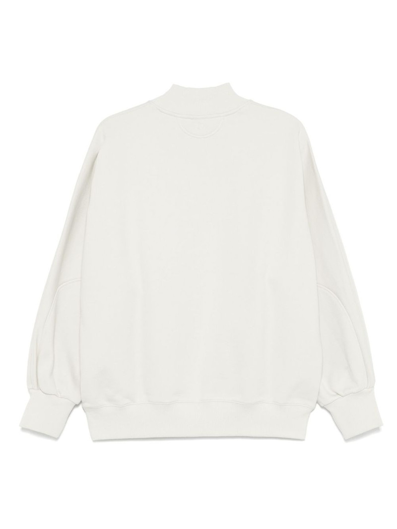 LOW CLASSIC fleece mock-neck sweatshirt outlook