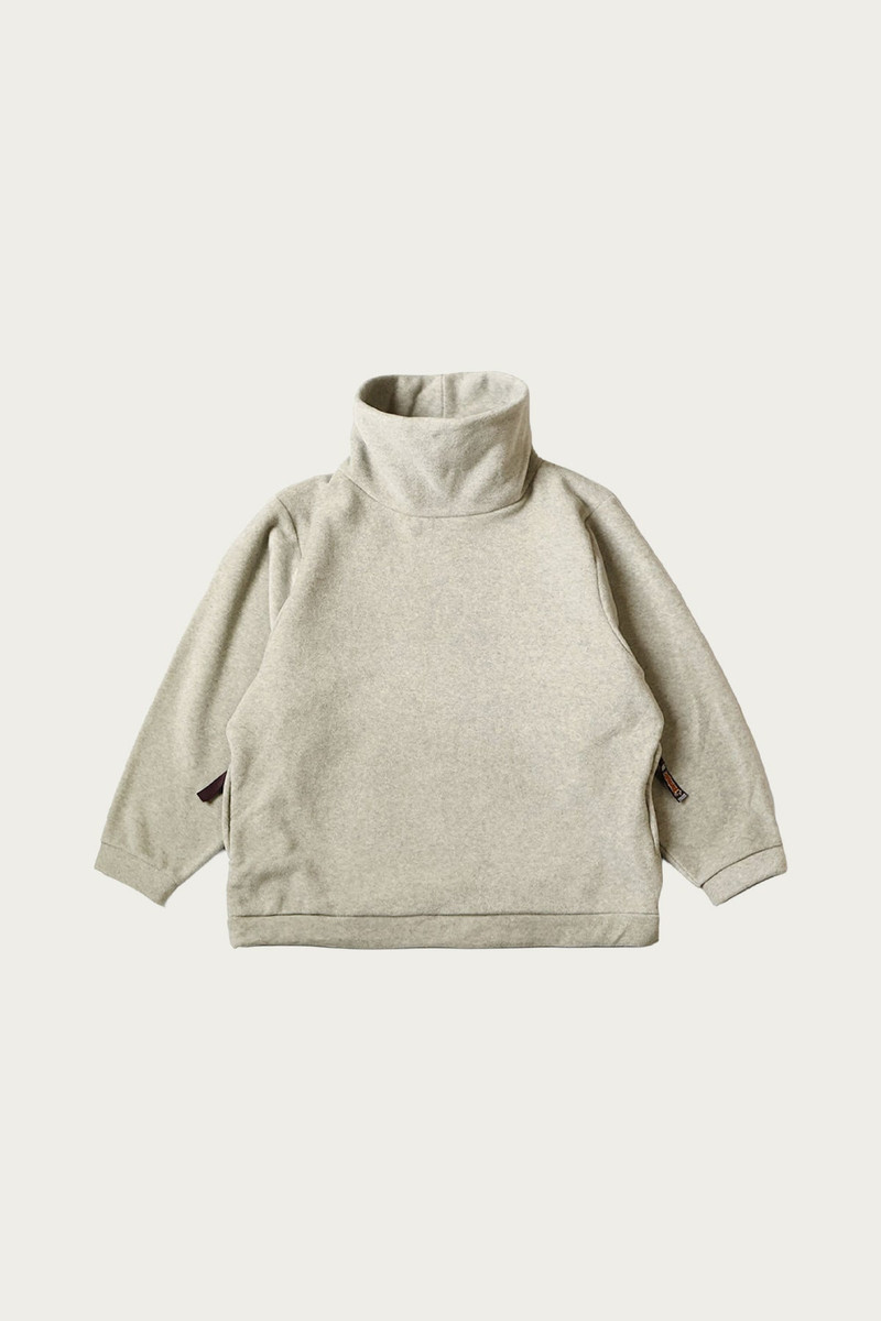 Reverse Fleece BIG High Neck SWT - Natural 1