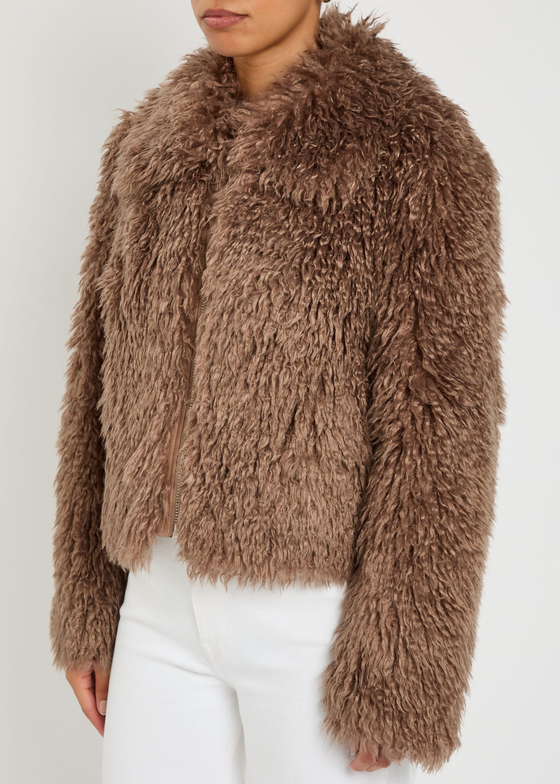 STAND STUDIO Stand Studio Zaylee Faux fur Jacket outlook