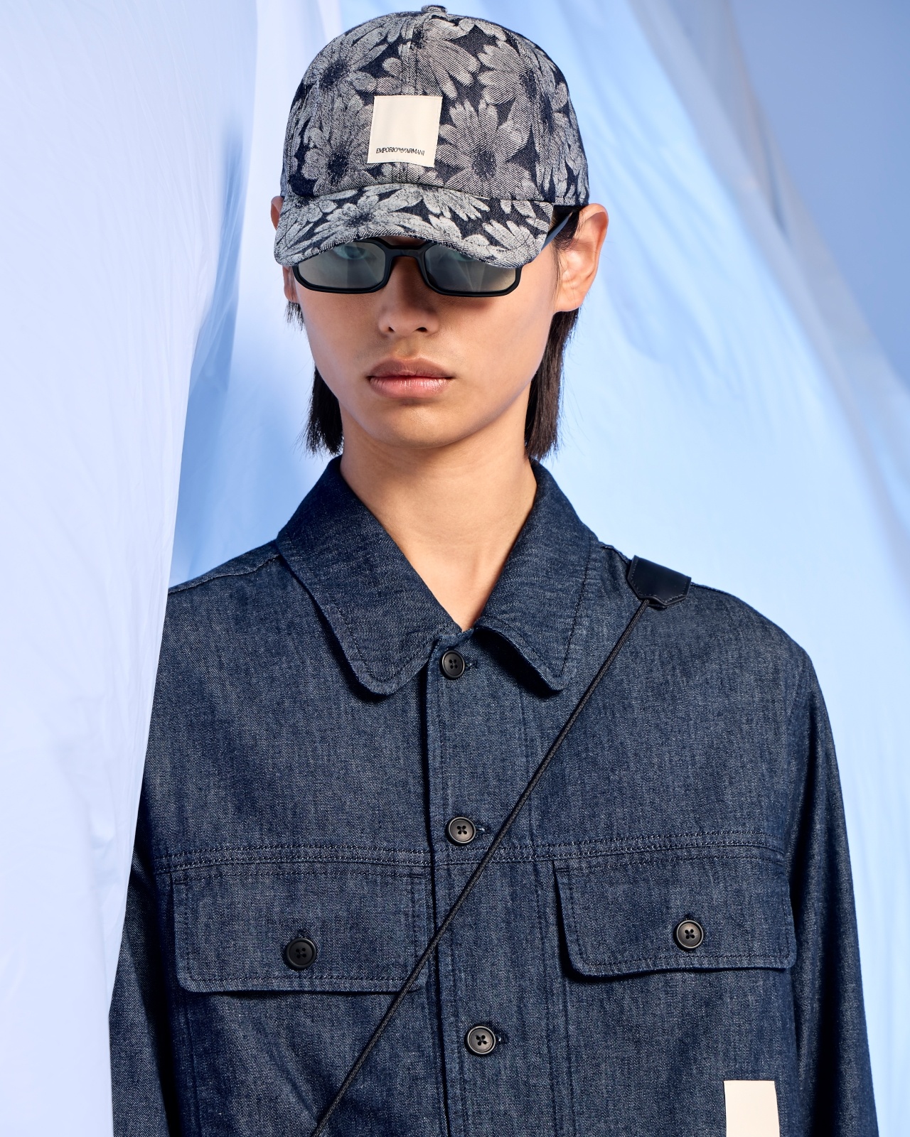 ASV BASEBALL CAP WITH ALL-OVER DAISY JACQUARD MOTIF FROM THE PEACE CAPSULE COLLECTION - 4