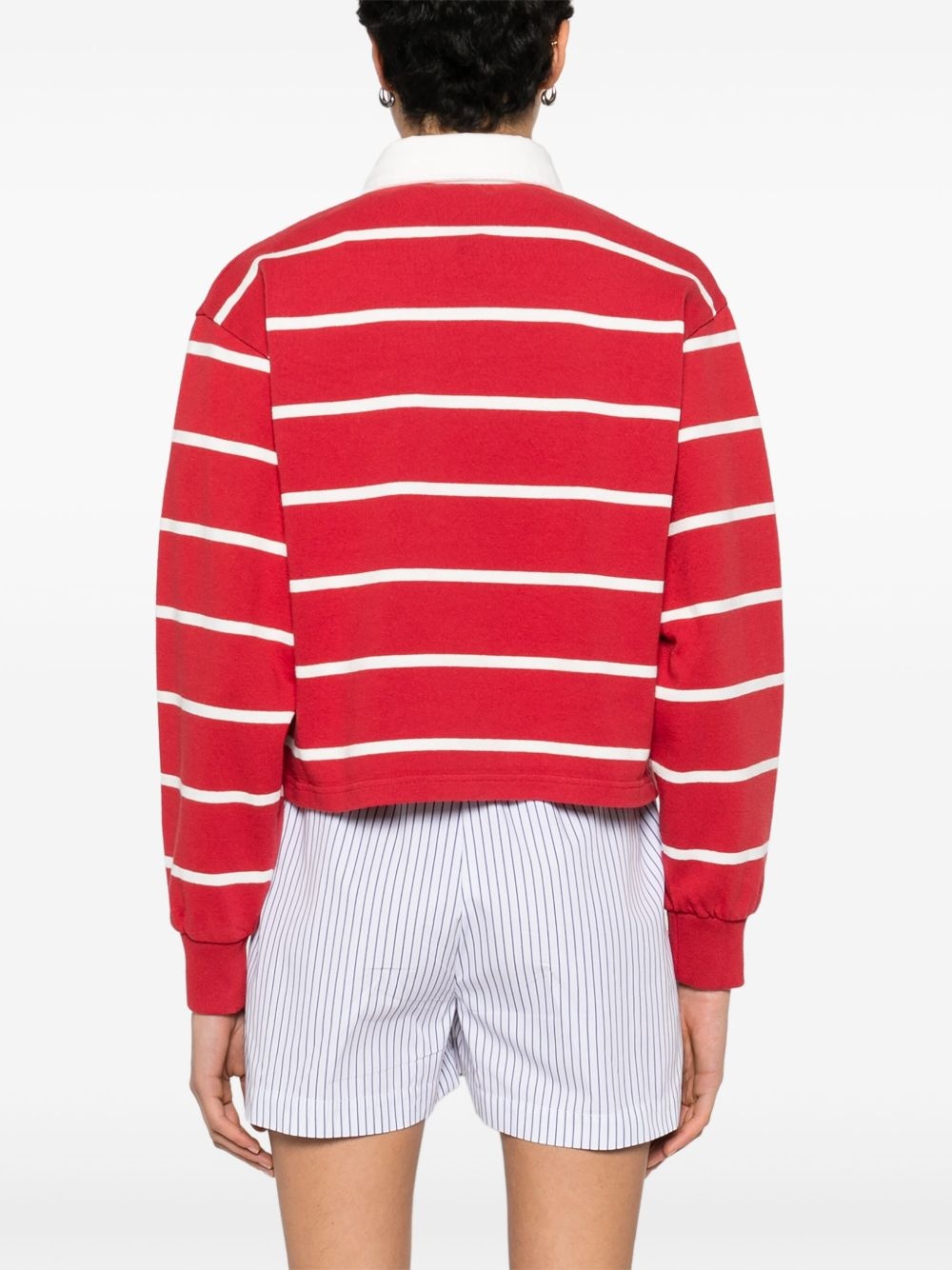 striped polo shirt - 4