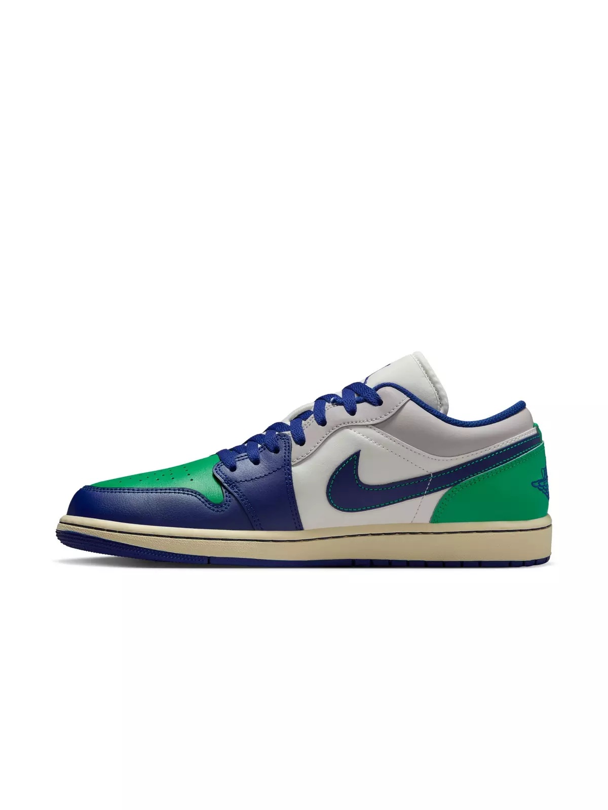 1 Low "Sail/Deep Royal Blue/Stadium Green" Men's Shoe - 4
