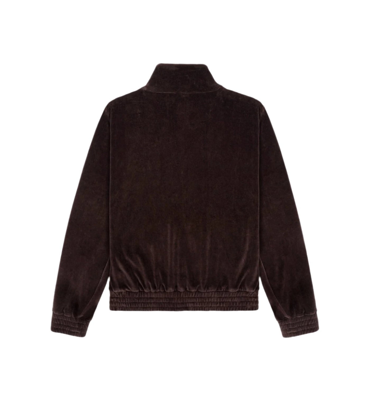 NY CREST VELOUR TRACK JACKET (CHOCOLATE) - 2