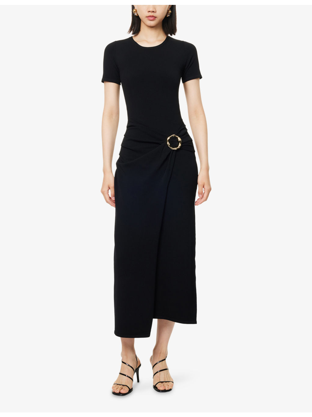 Soren Draped Knit Midi Dress - 3