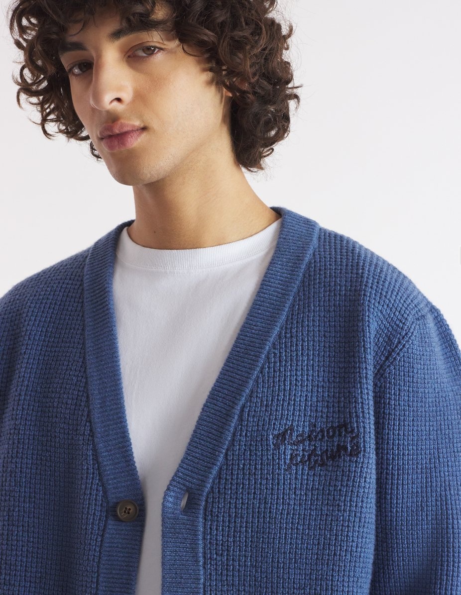 MAISON KITSUNE HANDWRITING COMFORT CARDIGAN - 3