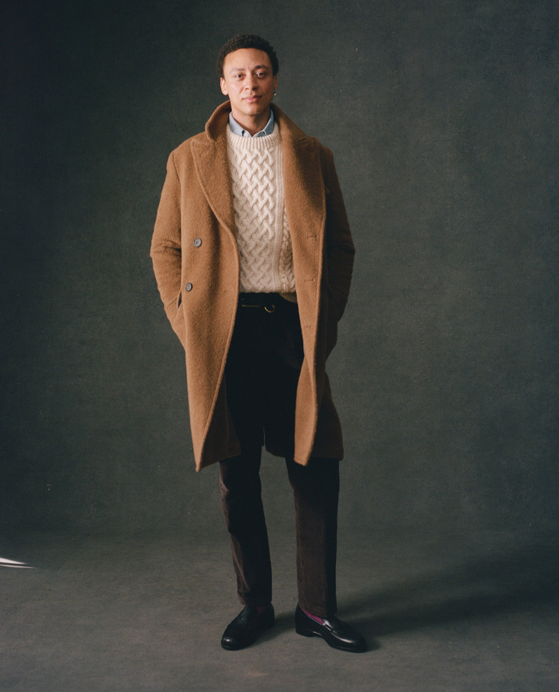 Caramel Double-Breasted Teddy Overcoat 9