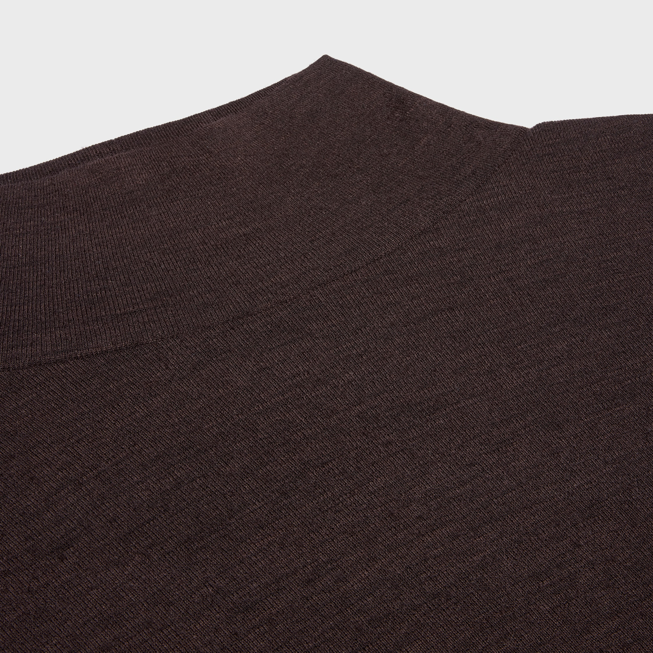 turtleneck top IN wool jersey - 3