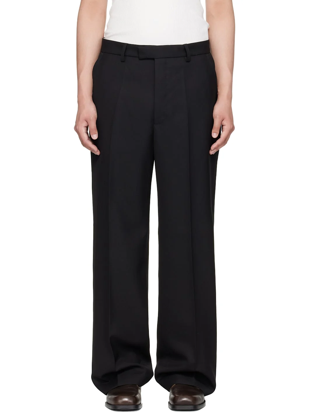 Black Relaxed Primo Trousers - 1