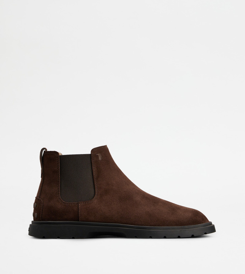 CHELSEA BOOTS IN SUEDE - BROWN 1