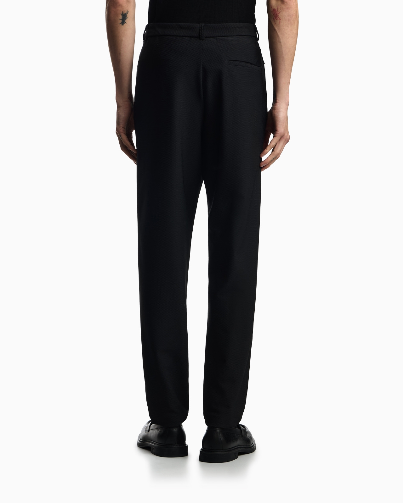 TECHNICAL JERSEY TROUSERS WITH 3D-EFFECT MICRO TEXTURE - 3