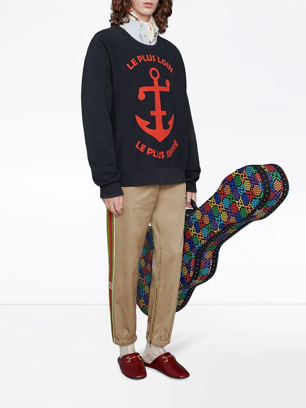 Anchor print sweatshirt - 2