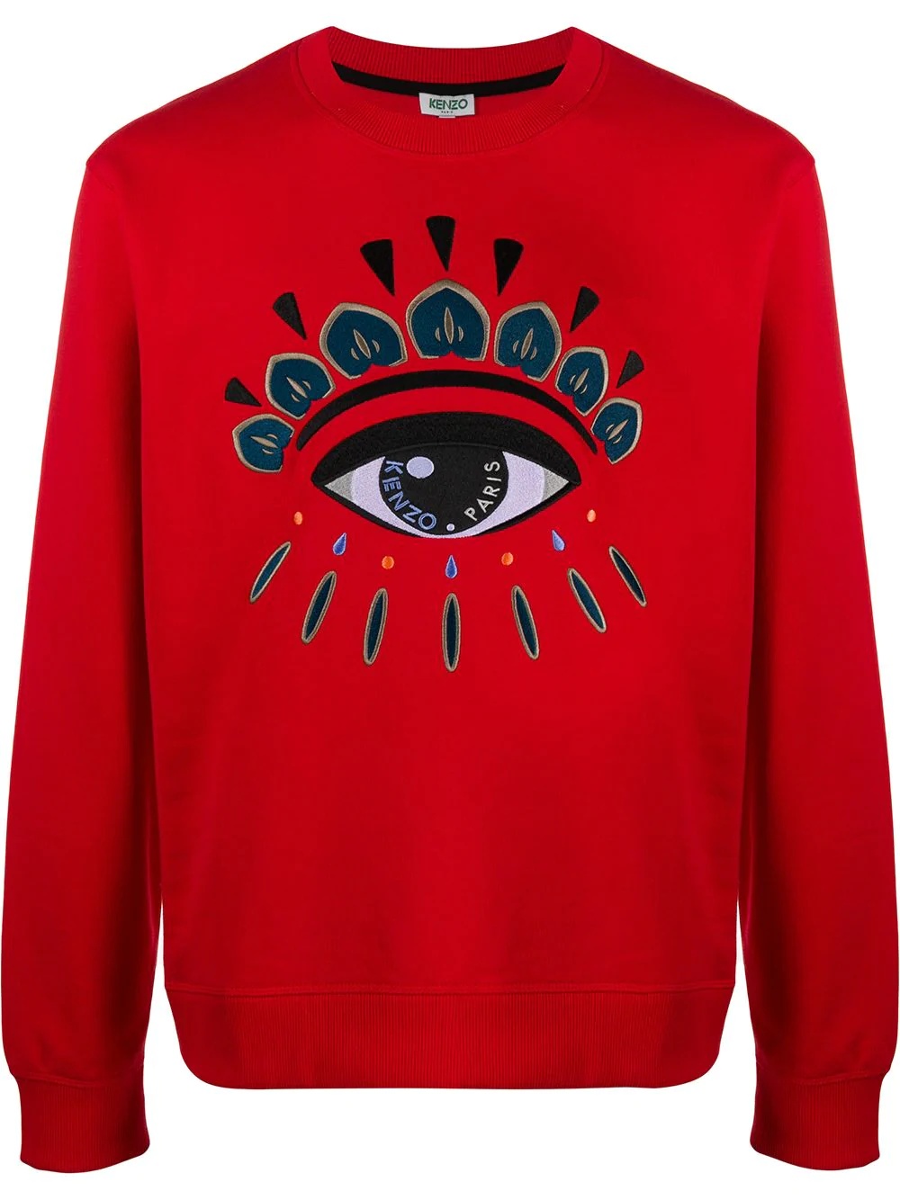 embroidered Eye sweatshirt - 1