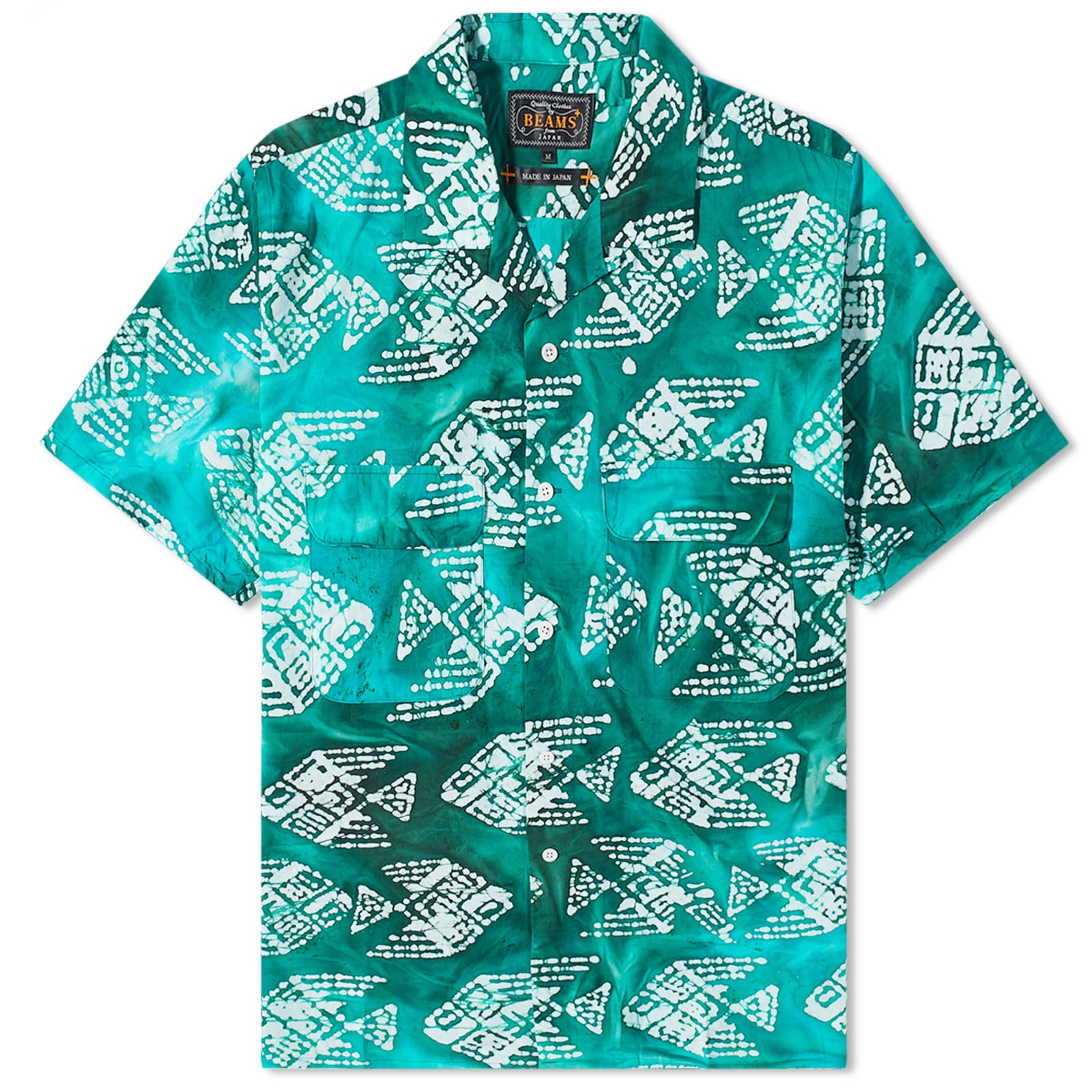 Beams Plus Batik Print Vacation Shirt - 1