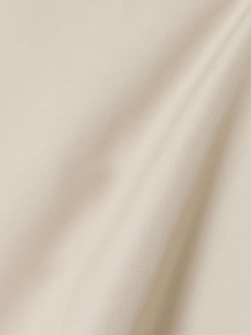 Cotton-twill wide-leg pants Sand 4