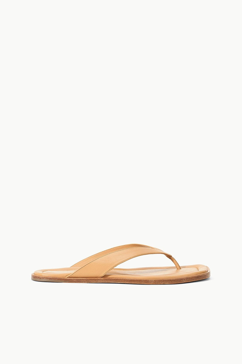 STAUD DANTE THONG SLIDE PORCINI 1