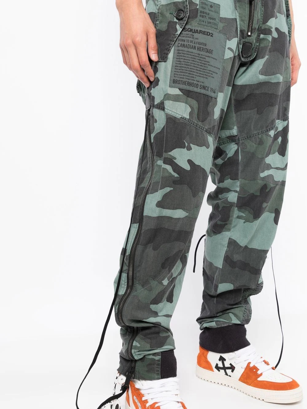 camouflage-print losse-fit trousers - 5