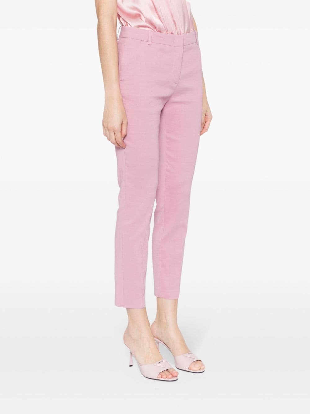 Bello mid-waist cigarette trousers - 3