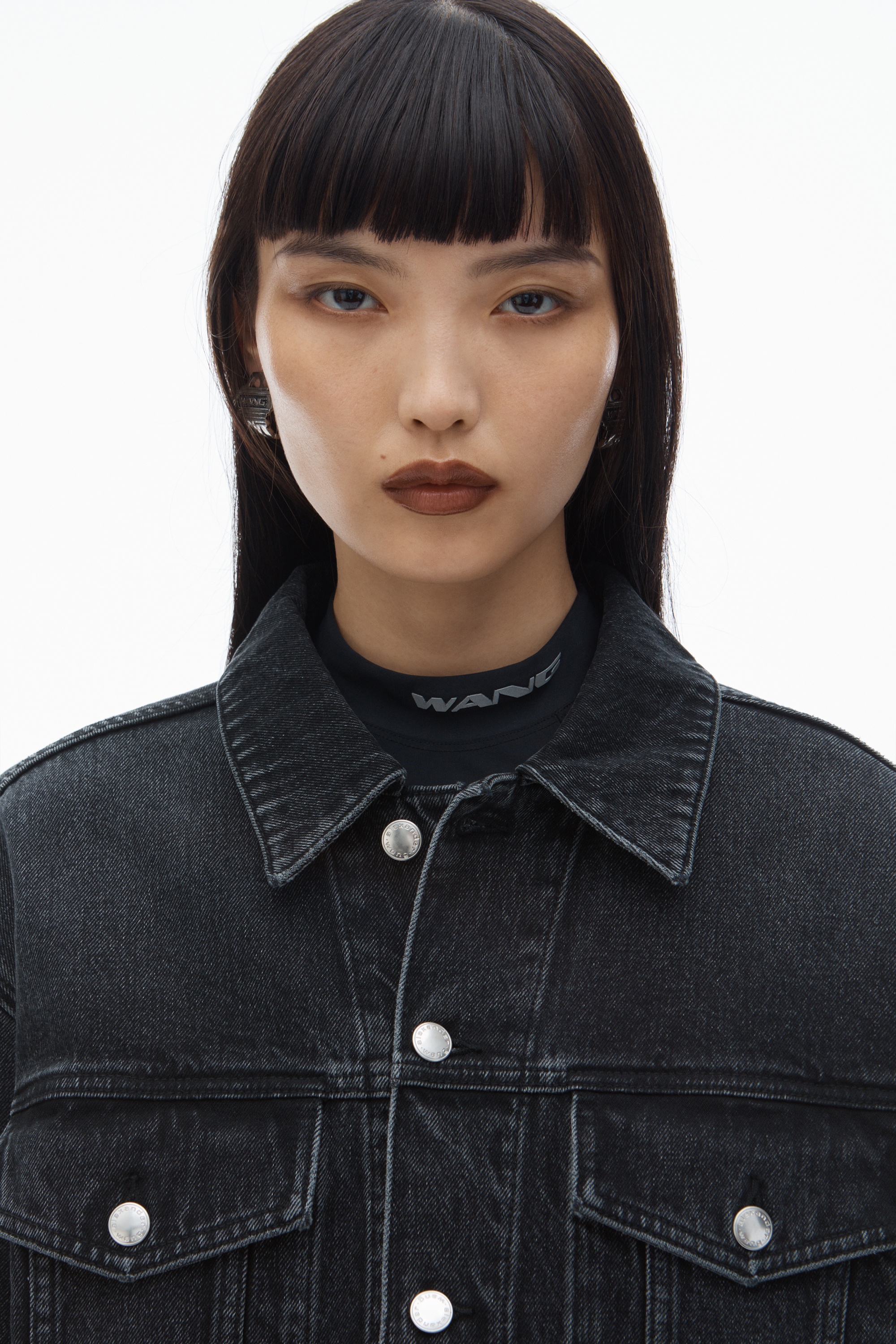 Oversize Trucker Jacket in Cotton Denim - 4