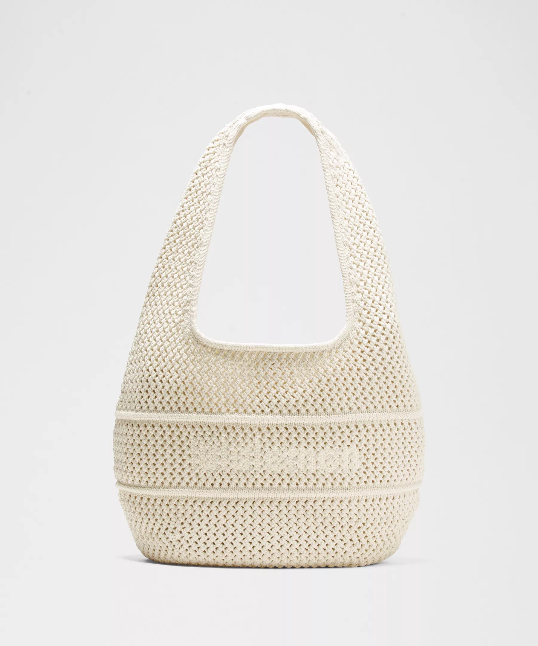 Cotton Crochet Shoulder Bag 7L - 1