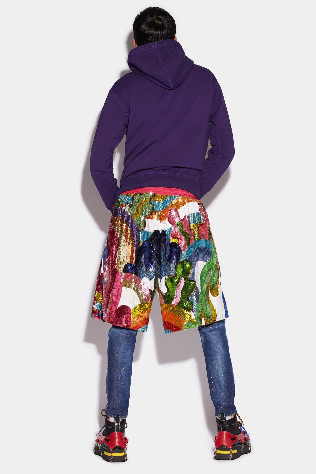 ALL-OVER SEQUIN SHORTS - 2