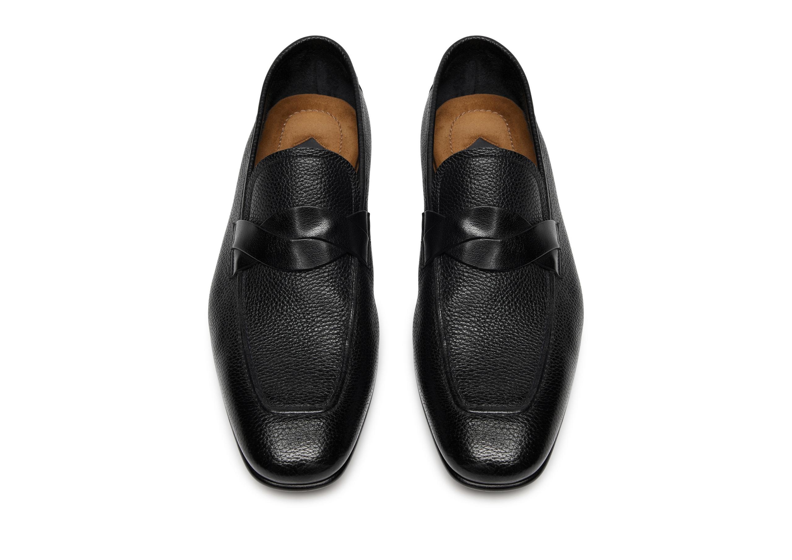 GRAIN LEATHER SEAN TWISTED BAND LOAFER - 2