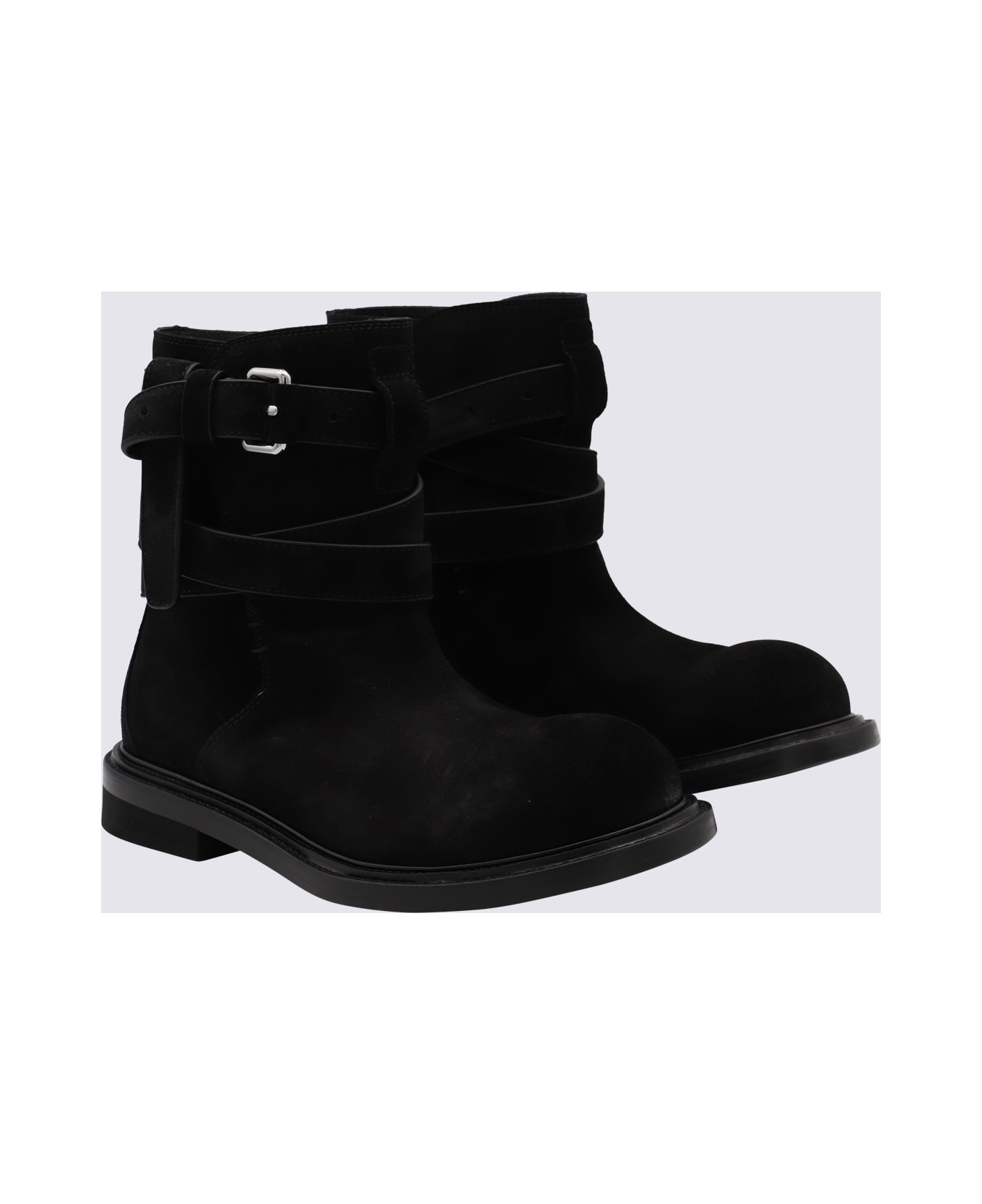 Black Leather Boots - 2