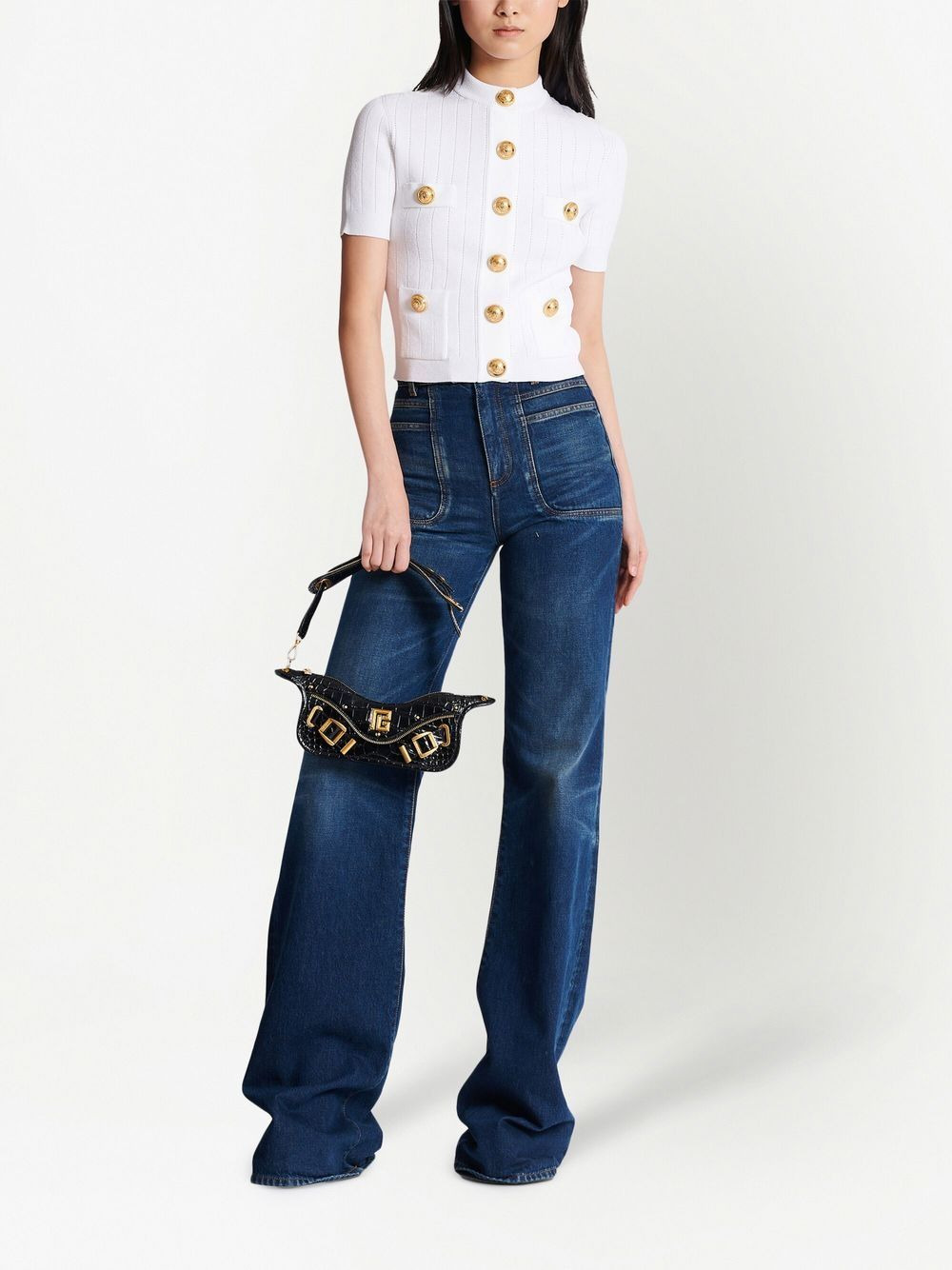 Balmain Women Short Sleeve Cardigan - 2