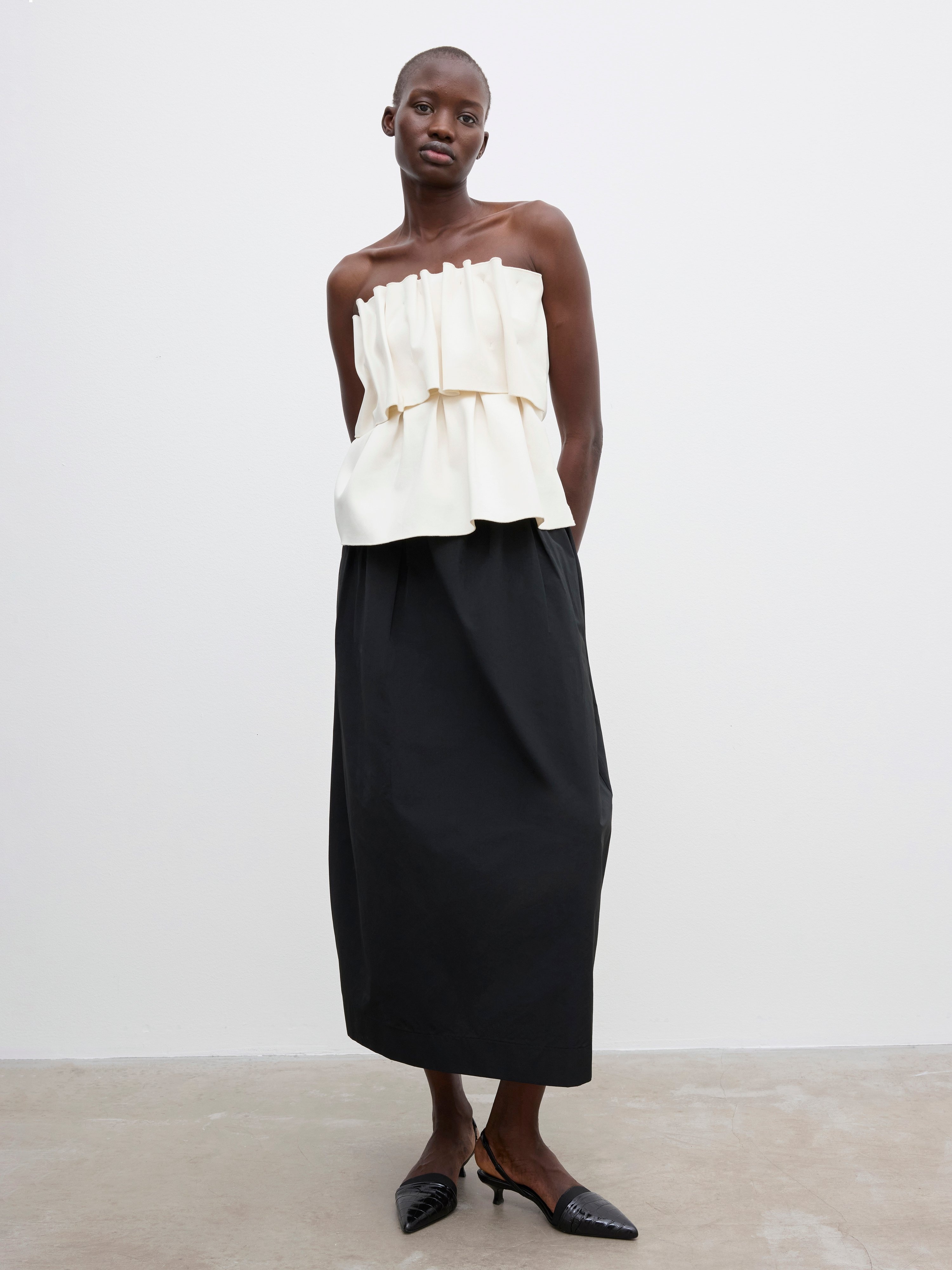 Sculpted tube top - 3