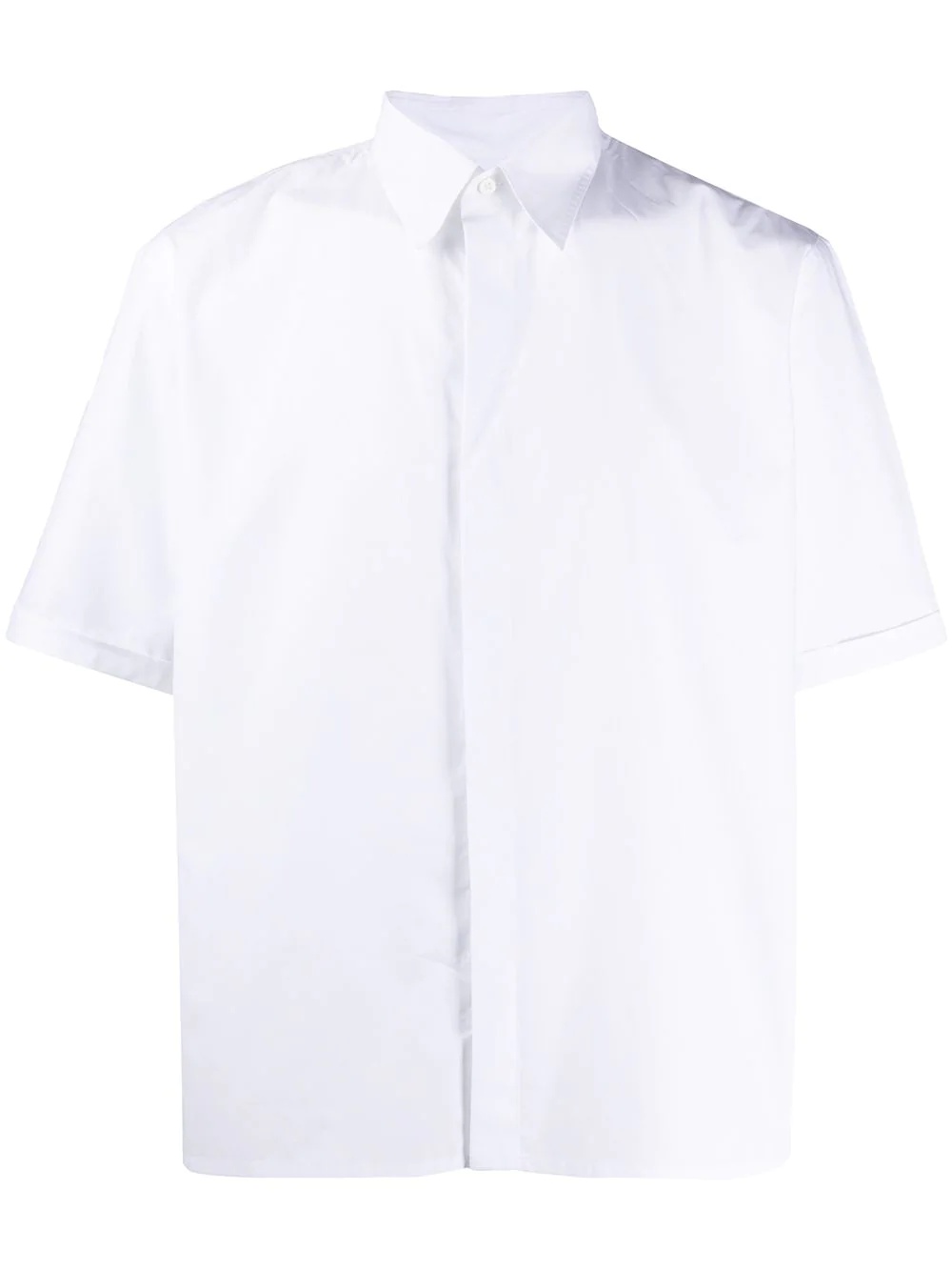 concealed placket shirt - 1