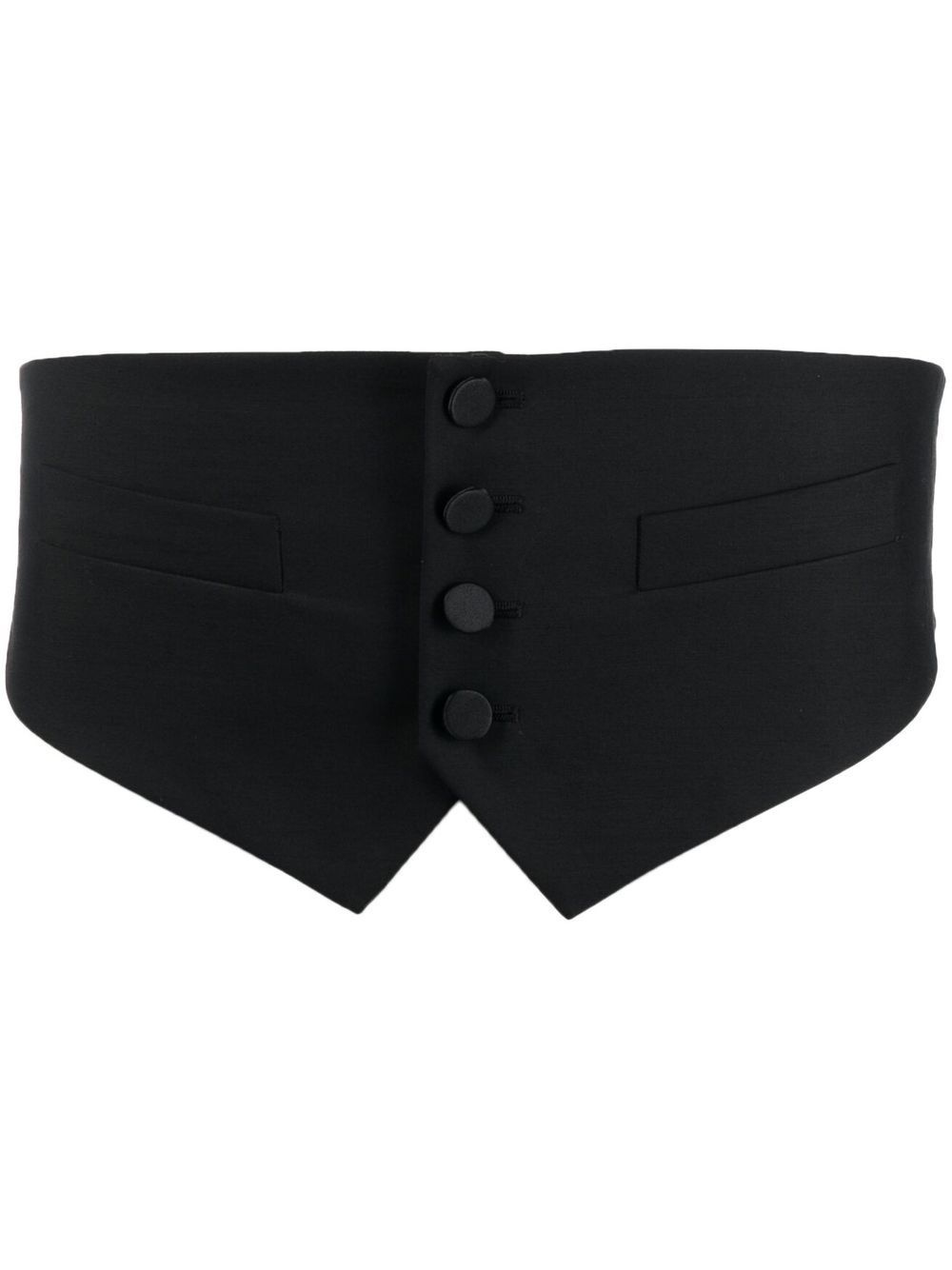 button-front cummerbund - 1