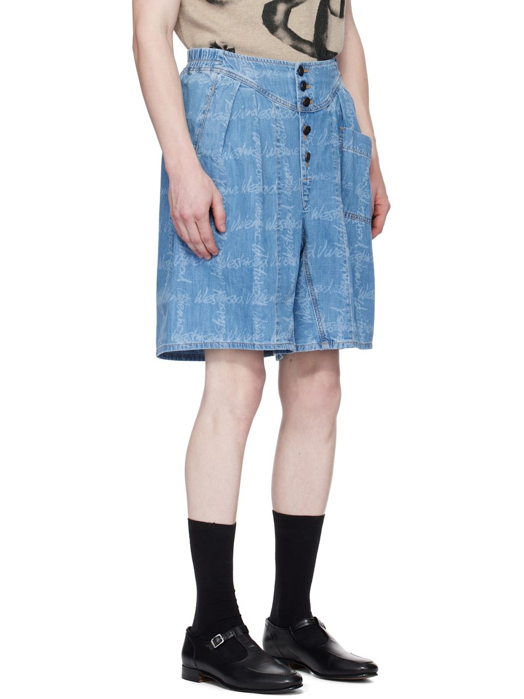 Blue Romario Bermuda Shorts - 2