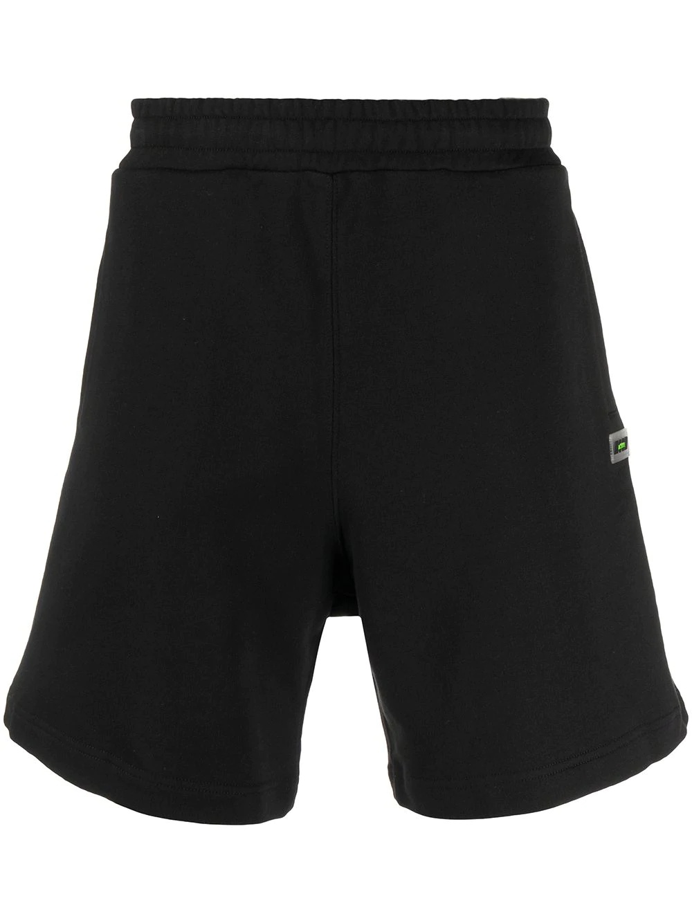 logo patch track shorts - 1