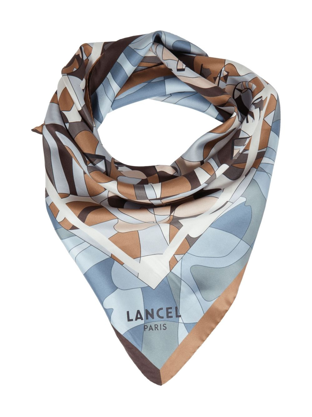 Square 70 puzzle-motif scarf - 2