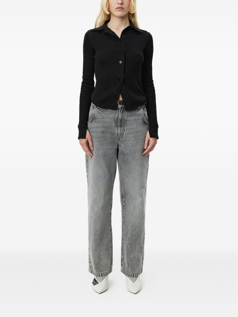 mfpen ribbed-knit cardigan outlook
