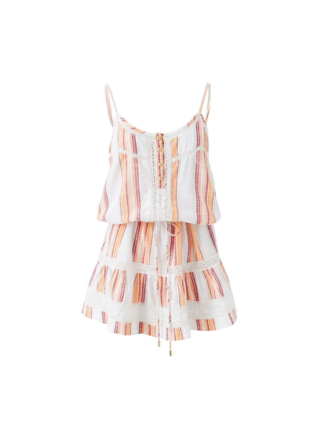 KELLY SUNSET STRIPE DRESS - 1