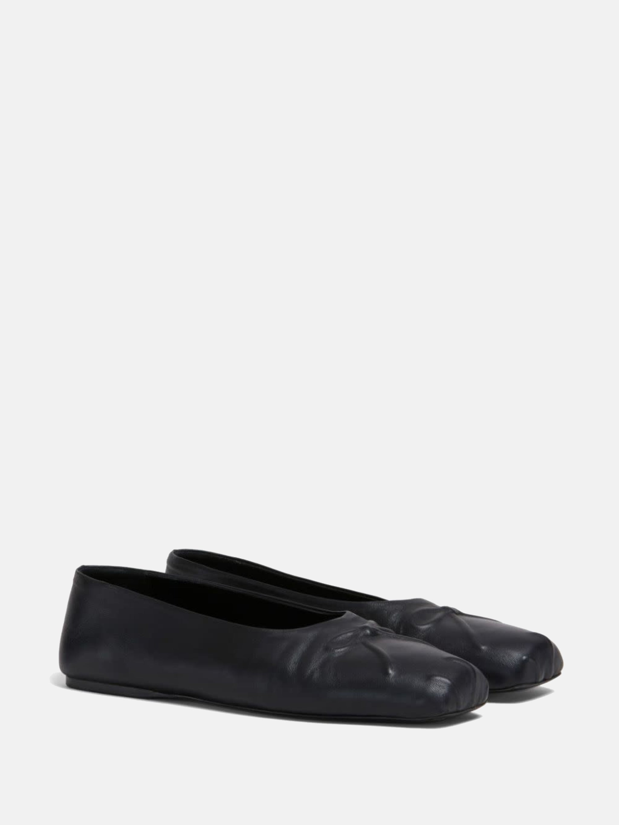 MARNI - Women Nappa Leather Seamless Little Bow Ballet Flat - 2