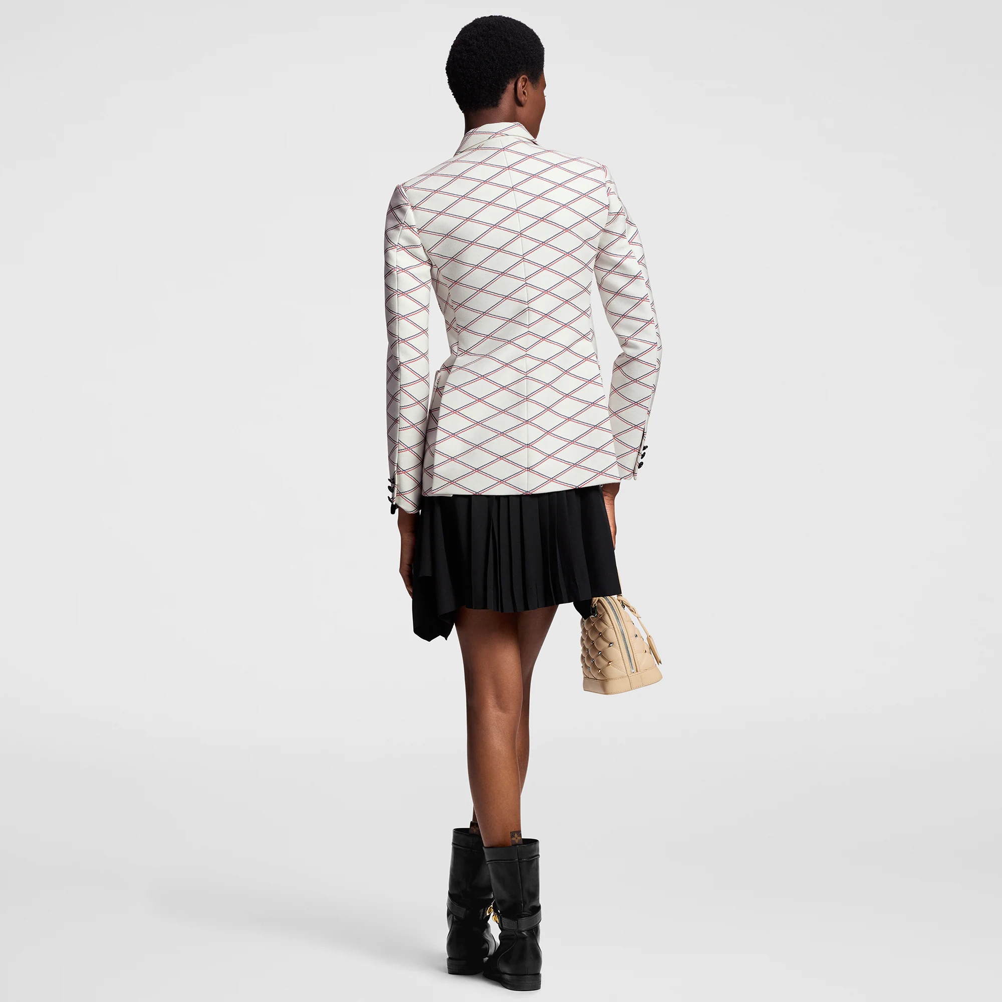 Tricolor Mallegate Preppy Blazer - 3