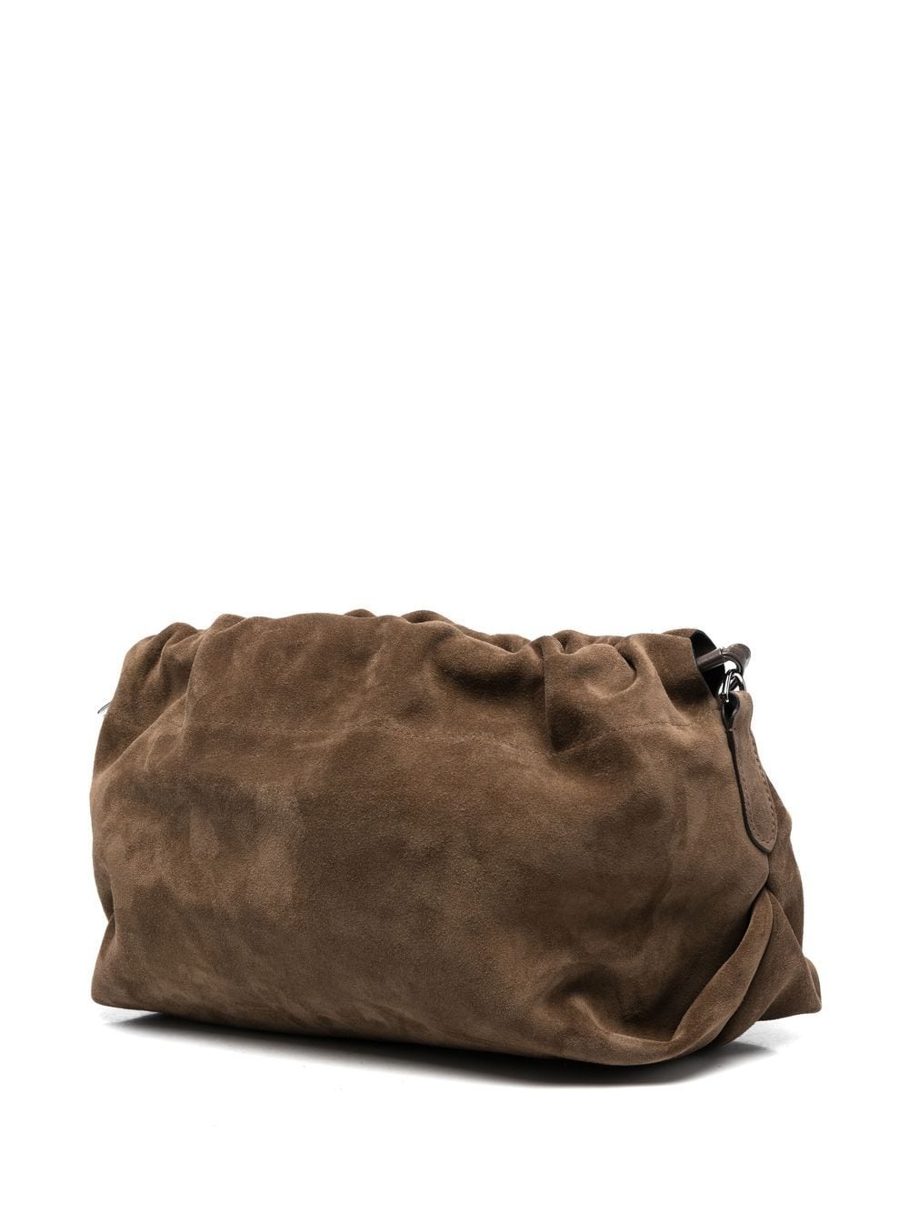 suede drawstring shoulder bag - 3