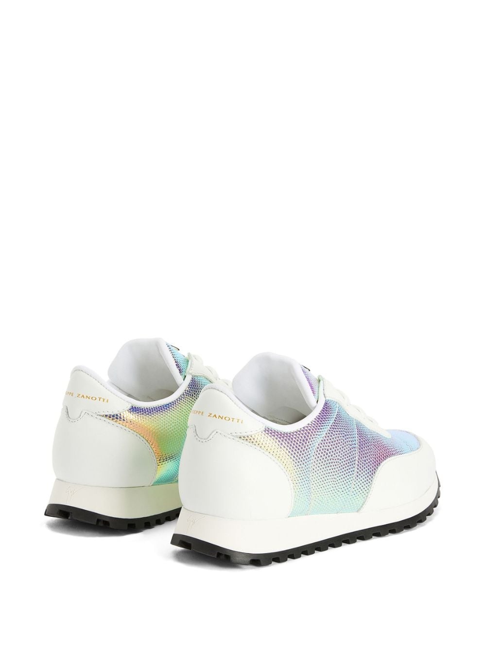 holographic-effect low-top sneakers - 3