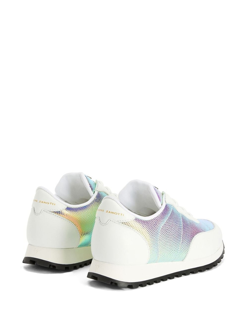 holographic-effect low-top sneakers 3